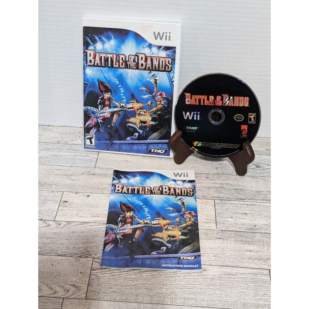 Battle of the Bands (Nintendo Wii, 2008) CIB Complete Video Game